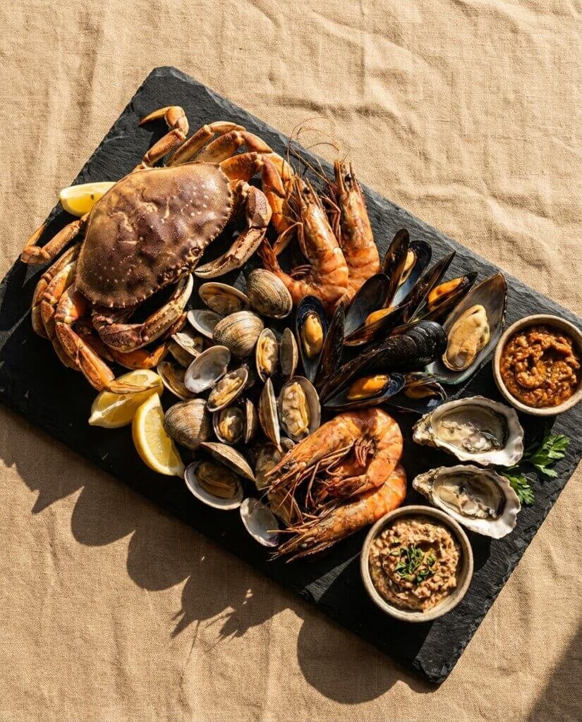 جلسة تصوير مطعم مأكولات بحرية - تصوير فوتوغرافي احترافي لمطعم