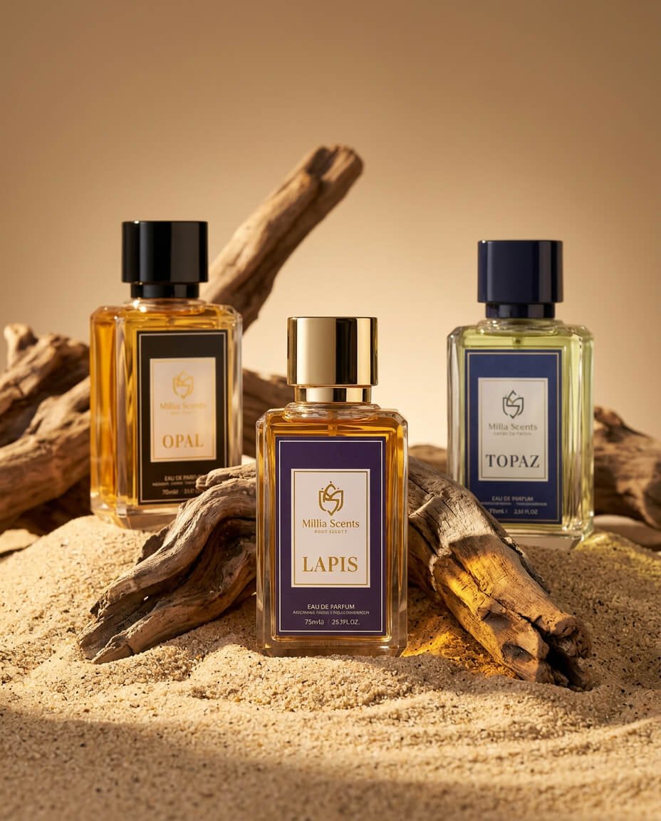 جلسة تصوير ميلا للعطور – إبراز فخامة العطر بأسلوب بصري معاصر