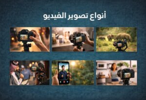 أنواع تصوير الفيديو