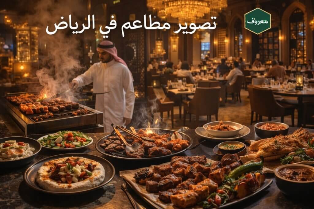 تصوير مطاعم في الرياض جلسة تصوير احترافية لمطعم فاخر