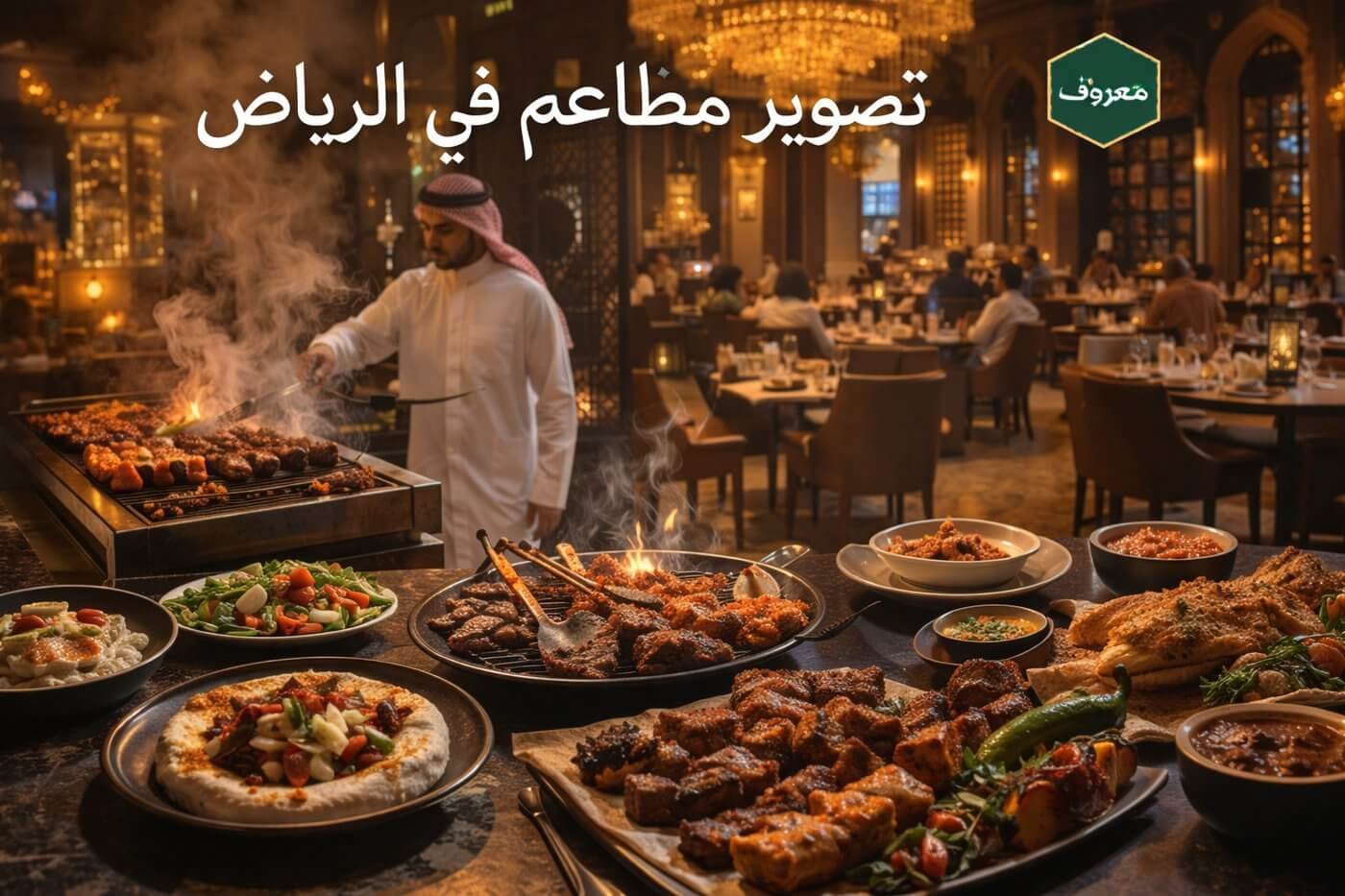 تصوير مطاعم في الرياض | جلسة تصوير احترافية لمطعم مشاوي فاخر