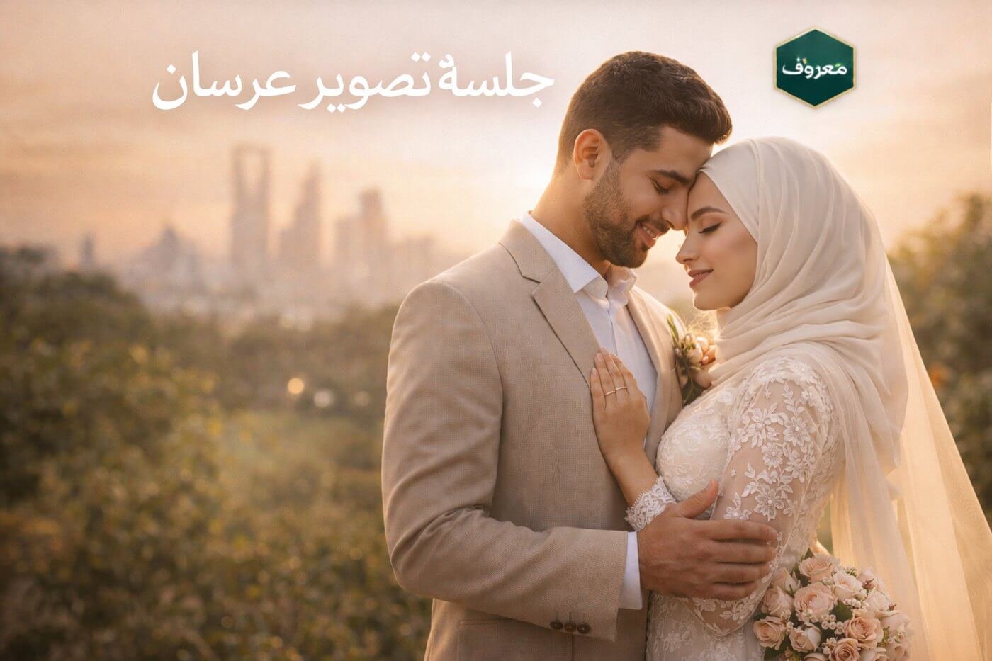 جلسات تصوير عرسان في الرياض | تصوير احترافي قبل الزفاف